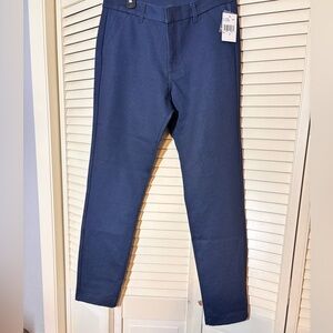 Kut From The Kloth High Rise Fab AB Trouser Skinny In Black/Navy | Sz 8 | NWT